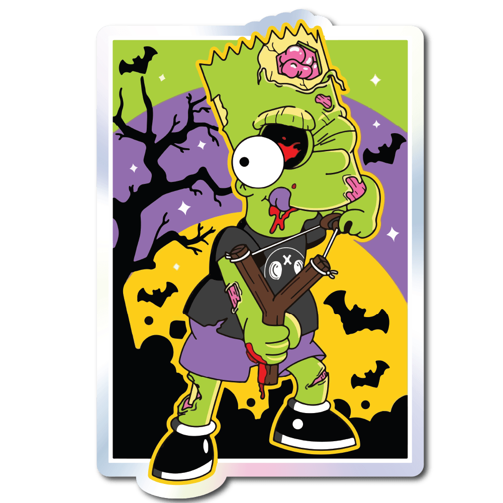 Zombie Bart- Single Holographic