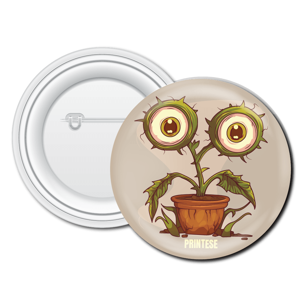 Monster Plant 001 Button Badge