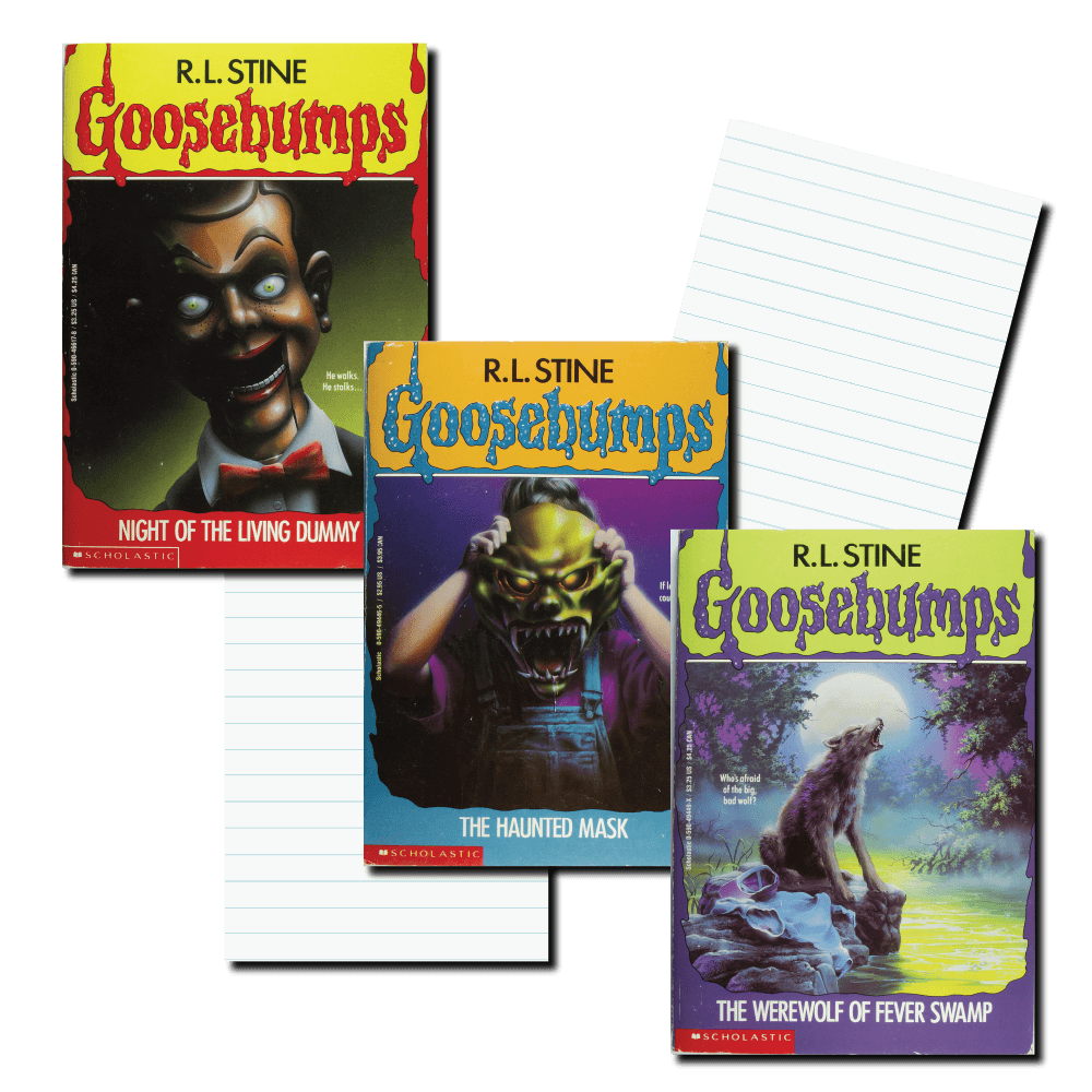 A6 Memo Books Goosebumps 01 - 3 Pack