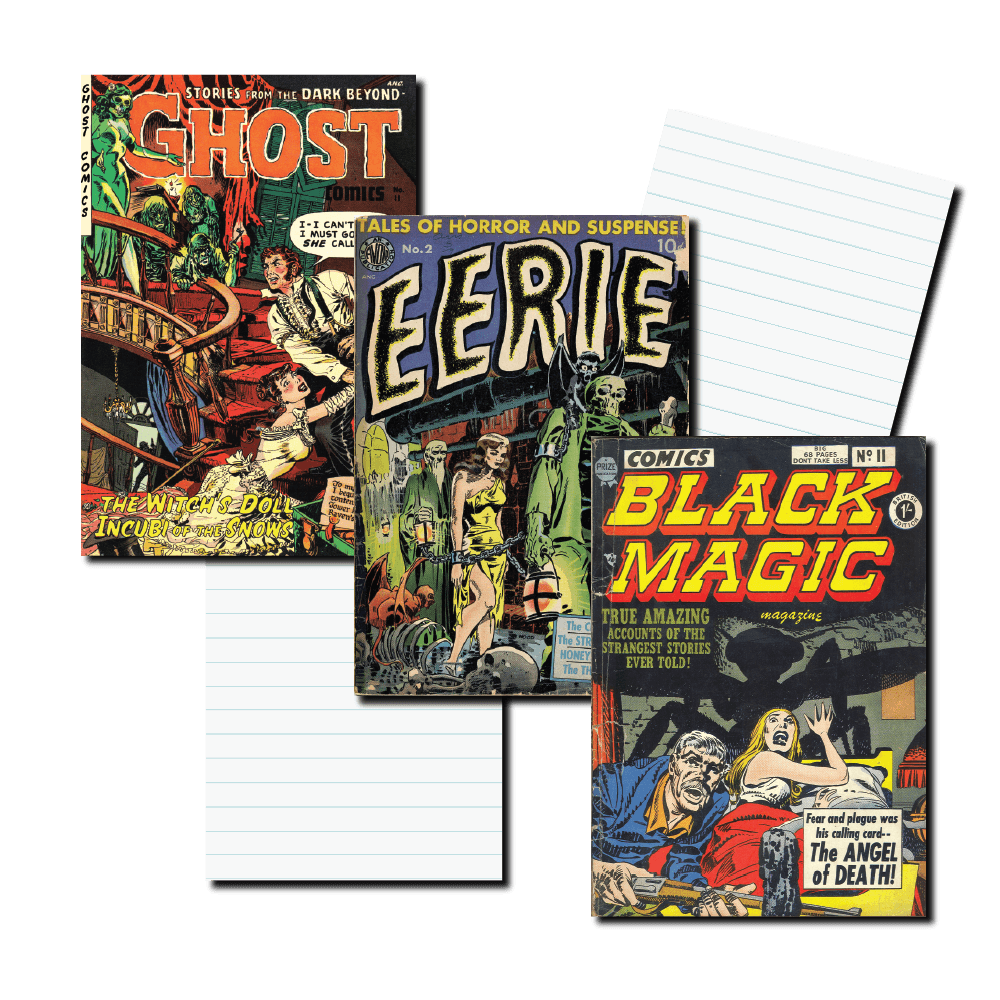 A6 Memo Books Vintage Comic 01 - 3 Pack (Copy)