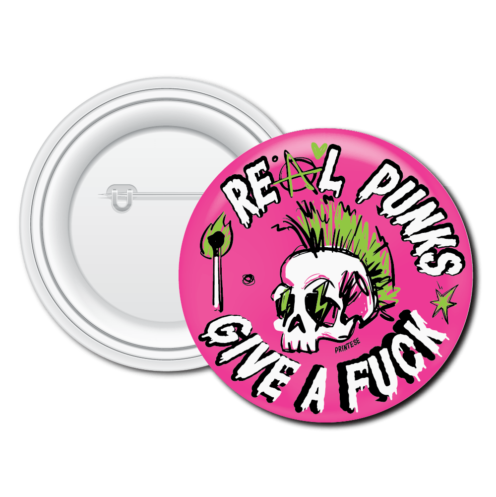 Real Punks Button Badge