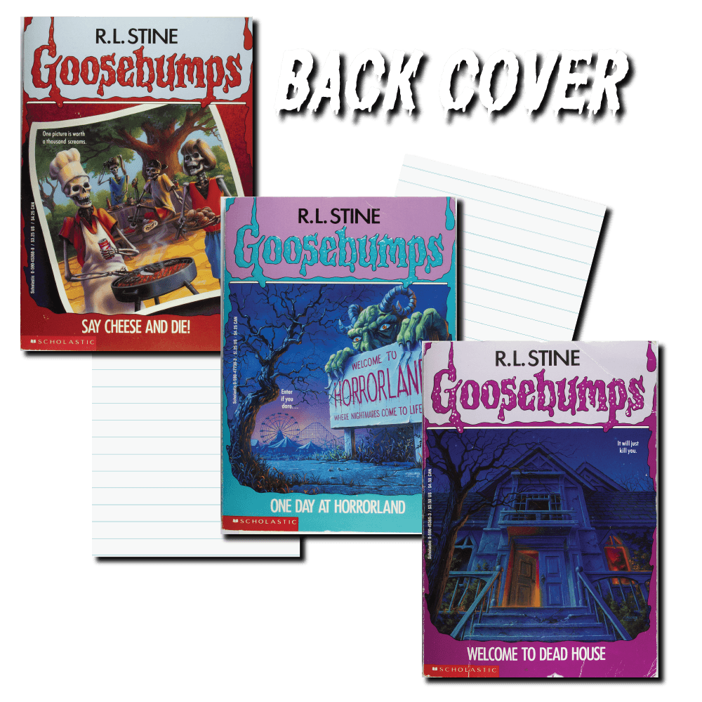 A6 Memo Books Goosebumps 01 - 3 Pack - Image 2