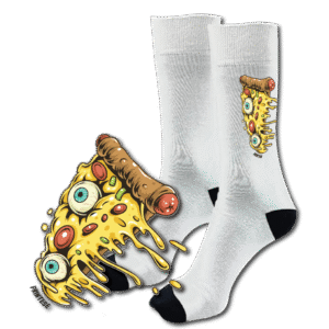 Printed Socks - Pizza